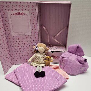 Ragtales Amys Dressing Room Soft Doll Clothe Bedroom Storage Box Trunk Bear RARE